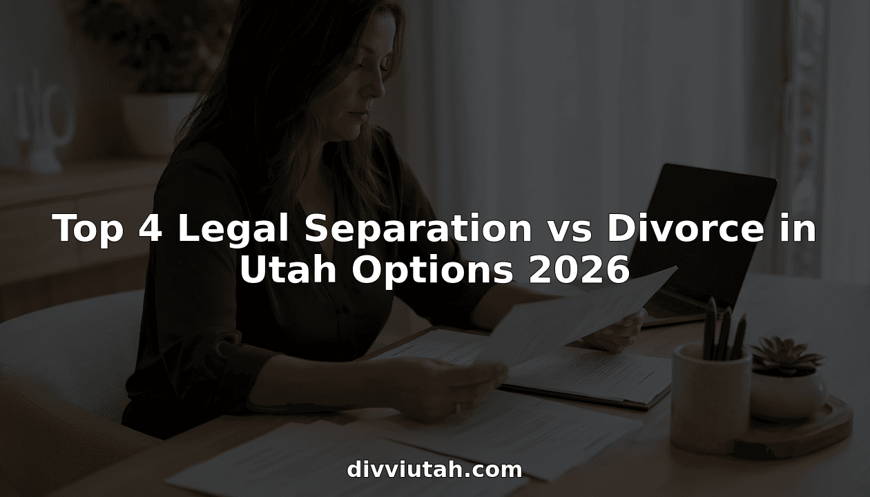 Top 4 Legal Separation vs Divorce in Utah Options 2026